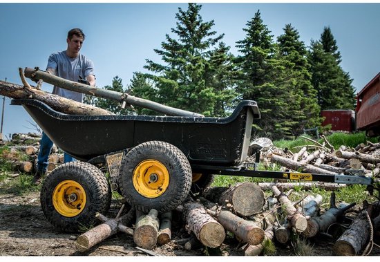 Polar PO8262 Dubbelas Aanhanger - Heavy Duty Aanhanger - Tuinkar