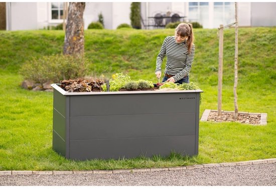Westmann - WMHPS771510 - Plantenbak - Bloembak - Tuin Hochbeed - 75 x 77 x 150 cm