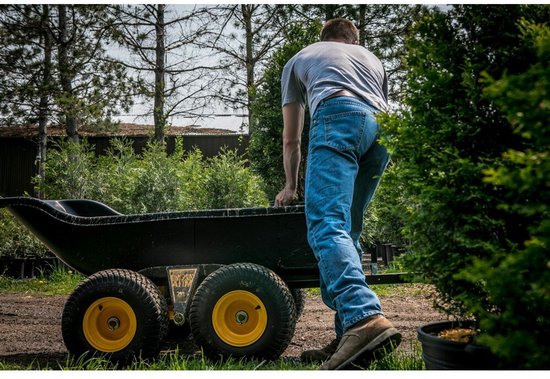 Polar PO8262 Dubbelas Aanhanger - Heavy Duty Aanhanger - Tuinkar