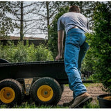 Polar PO8262 Dubbelas Aanhanger - Heavy Duty Aanhanger - Tuinkar