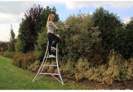 Niwaki Driepoot Tuinladder 180 cm Snoeiladder Tripod Ladder - Plukladder