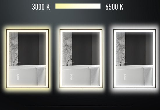 4goodz Badkamerspiegel LED - anticondens met Touch bediening