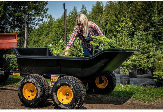 Polar PO8262 Dubbelas Aanhanger - Heavy Duty Aanhanger - Tuinkar