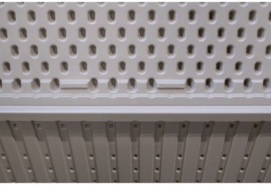 Lifetime® Kunststof Kussenbox 495L - tuinkist 61x152x67cm - Lichtgrijs