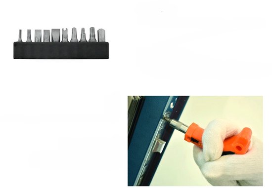 Complete Gereedschapskoffer 45-delig – Professionele Toolset met Hamer, Schroevendraaiers, Doppen & Elektrische Tester – Voor Huis, Klus & Onderhoud