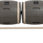 Lifetime® Kunststof Composteerder met 2 vaten 380L - 79x160x110cm