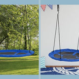 Nestschommel weerbestendig - tot 100 kg - Φ110 cm - Blauw