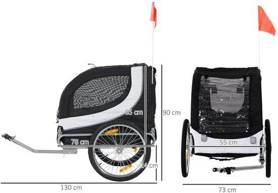 Hondenkar Fietskar Hondendrager