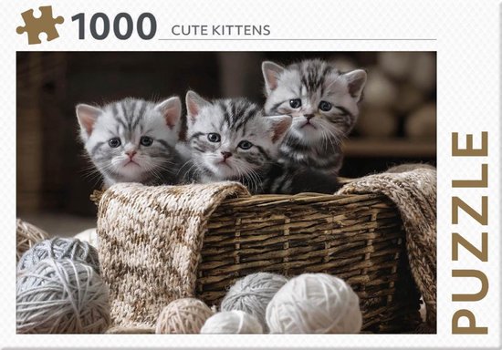 Rebo puzzel - Cute Kittens - 1000 st