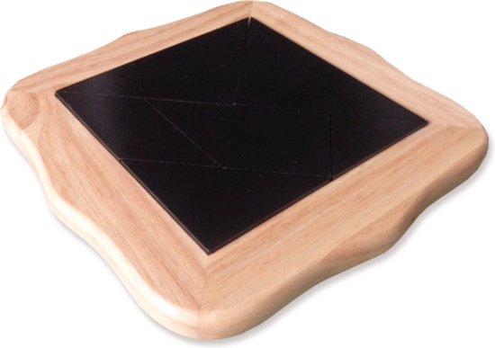 Tangram luxe solid wood blank zwarte ste
