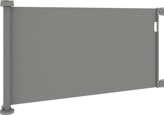 Uitschuifbaar Traphekje voor Huisdieren - 0-136 cm 87 cm Hoog - Grijs