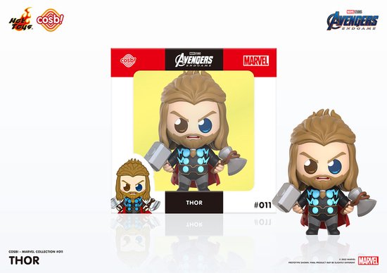 Hot Toys Avengers: Endgame Cosbi Mini Figure Thor 8 cm Mini-Figuur