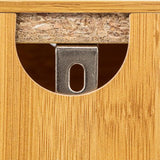 Sicela Wastafelonderkast met Uitsparing - 28x60x80 cm - Wastafelmeubel Bamboe