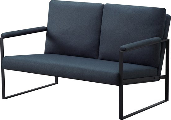 Zitbank voor 2 Personen - Blauw - 125 x 80 x 77 cm - Loveseat - Stijlvol en Comfortabel voor Elk Interieur