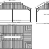 Sojag - SJ09100 - Paviljoen - Pergola - Partytent - 307 x 363 x 598 cm