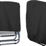 Beschermhoes voor Tuinstoel - 2 Stuks - Tuinstretcher beschermhoes - 110x71x34cm - Zwart - De ideale bescherming voor je tuinmeubelen