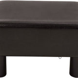 4goodz Hocker met Kunstleer Design - Koffie - 833-666V71