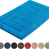 AKSA Home® Badmat 50x80 cm - Douchemat antislip - Badmat antislip - Badkamermat - Vloerkleed - Lichtblauw