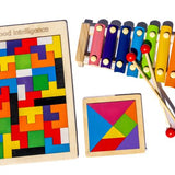 - Tangram - Houten speelgoed - 3 - Educatief - Vanaf 3 Jaar