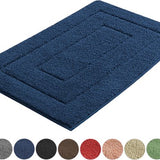 AKSA Home® Badmat 50x80 cm - Douchemat antislip - Badmat antislip - Badkamermat - Vloerkleed - Donkerblauw