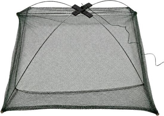 Kruisnet - 100 x 100 cm - Inklapbaar - Aasvisjes Vangen - Visnet