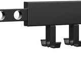 Kledingrek voor aan de Muur - Zwart - 104 cm Lang - Inklapbaar en Uitschuifbaar - Kledingrek - 180 Graden Draaibaar