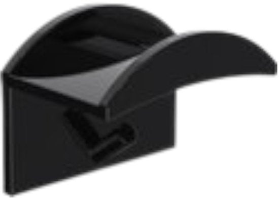 Petjeshouder - 10 Stuks - Zwart - Petjeshouder - Hoeden Opberger - Pettenrek - Petten Houder - Cap Rack