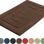 AKSA Home® Badmat 50x80 cm - Douchemat antislip - Badmat antislip - Badkamermat - Vloerkleed - Bruin