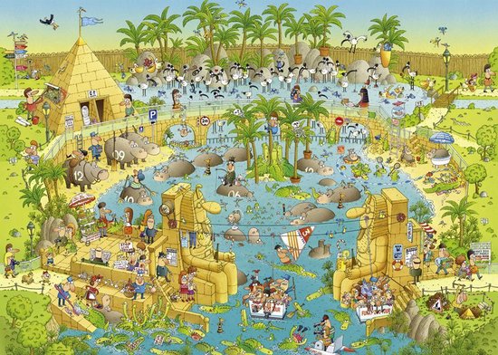 Nile Habitiat. Puzzle 1000 Teile