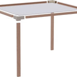 Fixwood Kinder Tafel- en Stoelenset – Natuurlijk Hout & Kunststof – Duurzaam Speel- en Leermeubel – 3-delig (1 Tafel + 2 Stoelen)