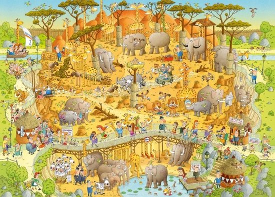 Heye African Habitat - Puzzel - 1000 stukjes