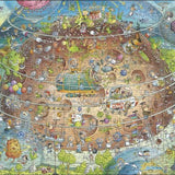 Puzzel Cosmic Habitat Funky Zoo 1000 stukjes Heye 30013