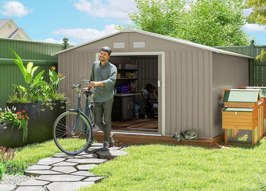 Grote Tuinschuur Weerbestendig met Schuifdeuren