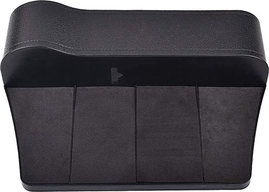 Auto Organizer Luxe - 2 stuks - Zwart - Links en Rechts - 26 cm x 6 cm - Bekerhouder - Telefoonhouder
