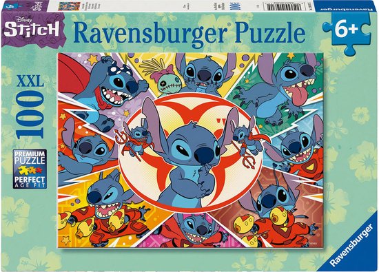Ravensburger puzzel Disney Stitch - Legpuzzel - 100 XXL stukjes