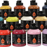 Pigment Art School, extra kleuren, 12x500 ml