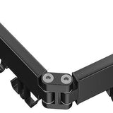 Kledingrek voor aan de Muur - Zwart - 104 cm Lang - Inklapbaar en Uitschuifbaar - Kledingrek - 180 Graden Draaibaar