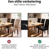 Stoelhoezen - Eetkamerstoel Hoes - 6 Stuks - Bescherm stijlvol je stoelen