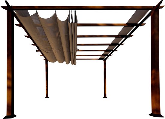 Paragon Outdoor - ST02003 - Paviljoen - Pergola - Partytent - 235 x 350 x 350 cm