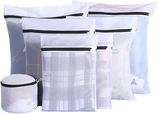 Waszakken - 7 Stuks - Wasnetten - Bescherm je Wasgoed en Wasmachine - Packing Cubes - Travel Organizer - Waszakje - Wasnetje
