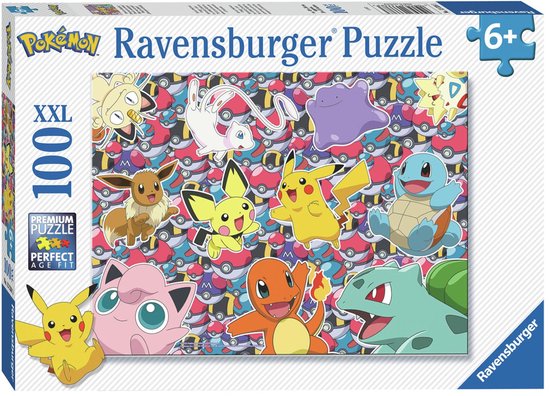 Ravensburger puzzel Pokemon - Legpuzzel - 100 XXL stukjes