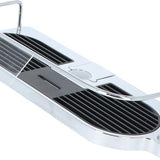 4Goodz zwart chromen doucheplank voor douchestang 30x12x5cm