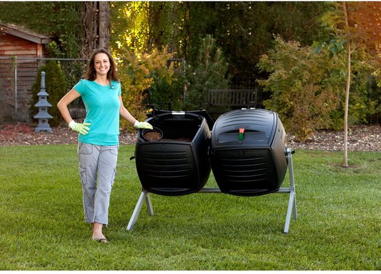 Lifetime® Composterbak 2x 189 liter - LK02000 - Trommel composteerder