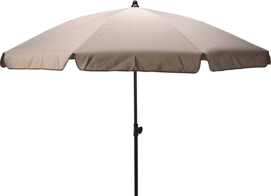 Tuinparasol/Strandparasol met Volant 200 - Zwarte Buis
