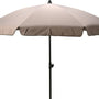 Tuinparasol/Strandparasol met Volant 200 - Zwarte Buis