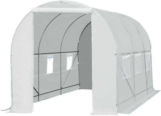 4goodz Tunnelkas - Foliekas Kweekkas 450x200x200 cm - Wit