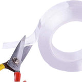 Dubbelzijdig Tape Extra Sterk - 300 cm x 25 mm x 2 mm - Transparant - Zelfklevende Tape - Rol Huishoudtape