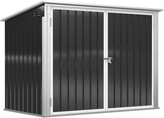 Gegalvaniseerd Stalen Containerombouw - Afvalbak kliko ombouw voor 2 containers