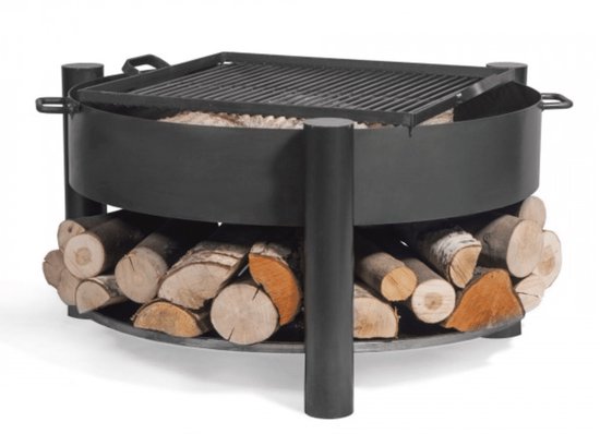 CookKing - Vuurschaal Ø - Vuurschaal BBQ - Staal - Zwart