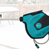 4goodz Wandslangenbox 15 mtr Tuinslang Haspel Autom. - Zwenkbaar 180°